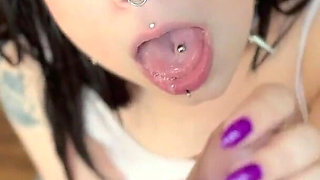 Ditria Rose Worships Cock in Rare Blowjob