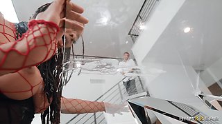Wonderful ebony bombshell porn mind-blowing video