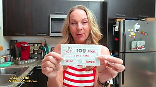 Mature Milf Stepmom Gets Lingerie And Facial - Kymber Leigh Aitsf251228
