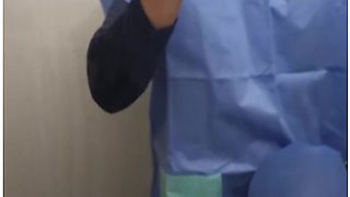 Perverted Doctor Makes His Patient Suck His Cock And Bursts His Ass Filling It With Milk