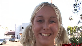 Public Nudity at the Gas Station Gets Goldie Coxx All Pumped Up