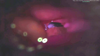 B032 a Man Is Shrunk by Two Beautiful Women and Used as a Dildo and Piston. Man Swallowed by Vagina