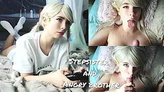 Stepsister Paid with Her Body for a Broken Gamepad (cum Face)mollyredwolf