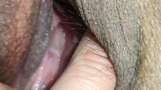 My stepmother gets wet