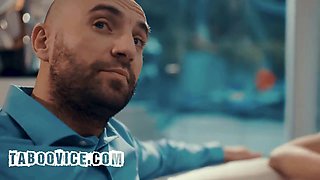 Blondie Cheerleader Has 3some With Her COUGAR Coach And Her Hubby