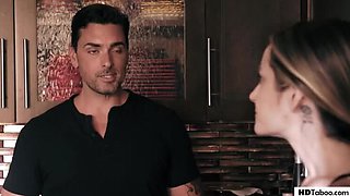 Step Dad Can't Resist His Hot Girlfriend - Brooklyn Gray