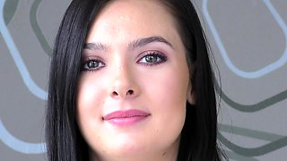 Watch stockings brunette european babe get hot for her man