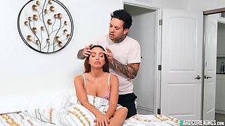 Tattooed Guy Lick And Fuck Busty Babe