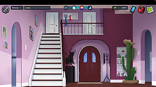 Summertime saga gameplay Part 2. Big boobs Diane, Jenny's ass