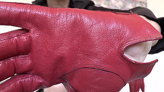 Red Leather Gloves-the Scent of Leather Makes You Weak, Lady Victoria Valente