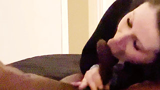 New Stepmom introduces herself to her husbands son and his Black Cock