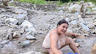 Mountain Camping Sex Cum Inside Pusssy