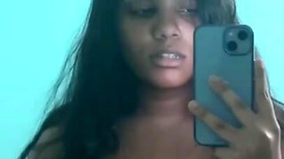 Glorious Kinky Doll Viral Cutoffs~ Pressing Cupcakes Taking Mirror Selfie