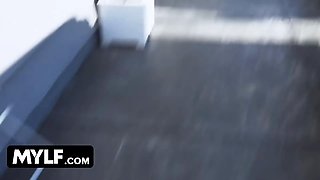 Mylf labs - lucky landlord takes his rent from Big Assed cougar in stretch pants