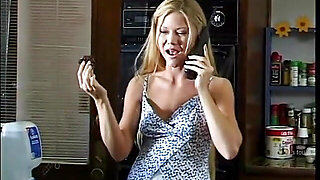 Innocent blonde peacherino takes hard cock in her chocolate eye
