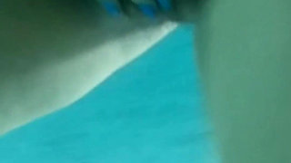 I Touch Myself in the Public Swimming Pool in Thailand - Risky Sex French