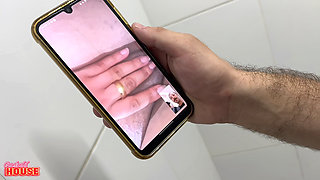 A Young BBW Waited for Her Husband to Leave the House and Invited Two Friends Over for Sex