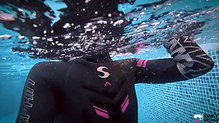 Underwater Giantess Hunts & Claims Her Tiny Prey