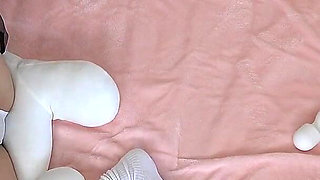 Typical Afternoon of One Horny Asian College Girl - Candy and Sex Toys