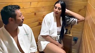 Hot Latina Neighbor Fucks Me in Turkish Bath - Cheating on My Husband