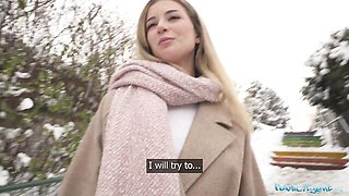 Glorious Angelique Lapiedra - public video - Public Agent