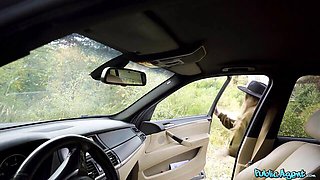 Public Agent featuring Nicole Rey and Martin Gun's blowjob porn