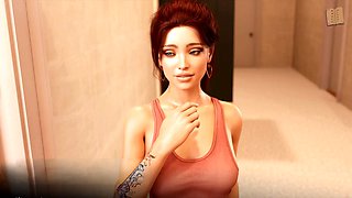 A.O.A Academy delivers an erotic visual novel adventure with big asses and natural tits