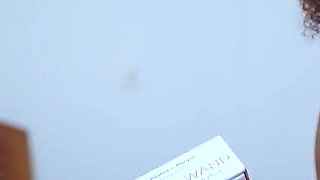 The Busty African Babe Tries a New Dildo