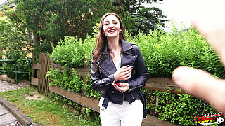 German Scout - Fit Beauty Joanna Grace Pick up for No Condom Casting Fuck