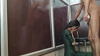 Desi Slut Gets a Thick Dick in Her Mouth and Pussy Until She Cums in Her Home