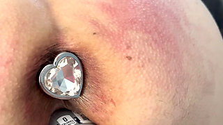 Filling her tight pussy