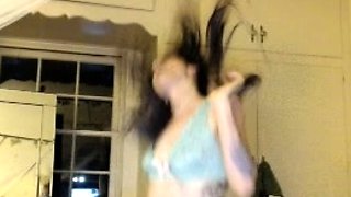 Beauty small tit amateur teen masturbating her shaved pussy