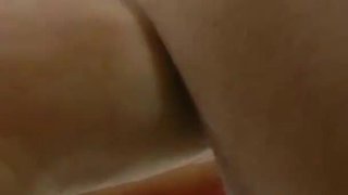 Small titted babe gets hard fucked by a monster dong