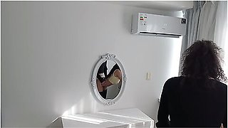 Big Cock T,r,v Fucks Me With My Thong On And Barefoot, Busty And Big Ass Latina Brunette