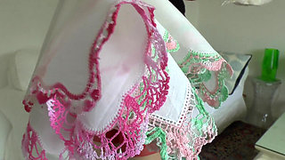 Sniffing Vintage Handkerchiefs and JOI, Part 1, Lady Victoria Valente