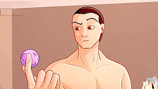 Futanari compilation, touch yourself, huge cock cum