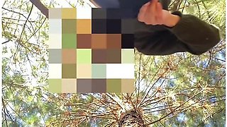 Forest Walk & Masturbation Compilation: Redhead Touches Herself Among The Pines