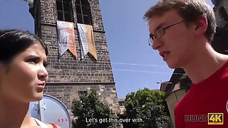 Hunt4k. nerdy cuckold witnesses gf fucked by beefy stranger