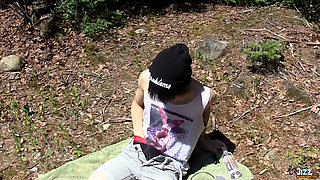 An Outdoor Cum Eruption!