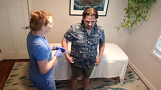 Ceo Gets a Physical From the Company Nurse
