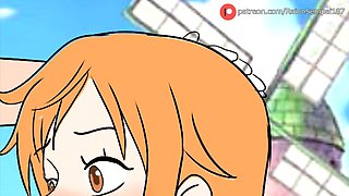 Nami by EroPurgatory Devours Nico Robins Big Cock