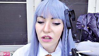 Femdom Cosplay Smoker Oral