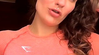 Big boobs milf masturbates with her dildo