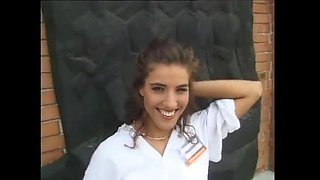 Horny Young Beauty Gives Boyfriend a Big Dick Suck