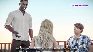 Mia Cheats on Husband with Monster BBC - 3D Hentai Anal Creampie & Blowjob