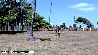 Barbie Banks' Outdoor Rough Anal Adventure with James Brossman's Big Cock - MMM100