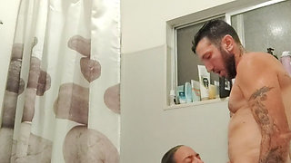 Fun in the Shower with Handel's big member