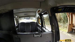 I stick my Big Cock deep inwards this ginger sluts bum - faux taxi