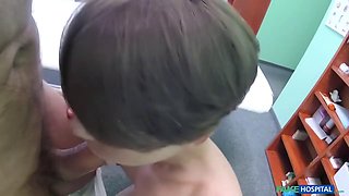 Short-haired Naughty Seduces Doctor 1