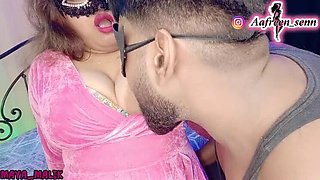 Step-Mom Gets Fucked in Her Favorite Dress by Step-Son at Night
